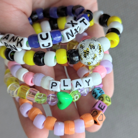 Colorful Kandi Bracelets Set - Picture 9 of 9